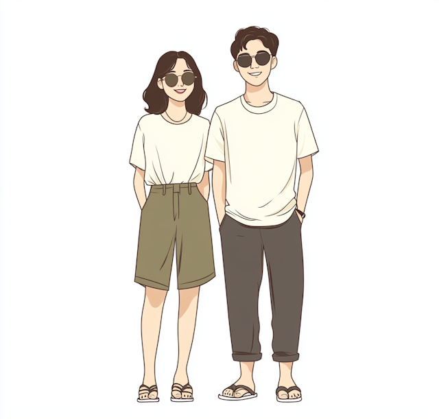 Casual Summer Couple