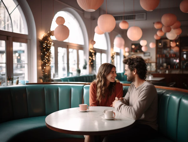 Cozy Café Conversation
