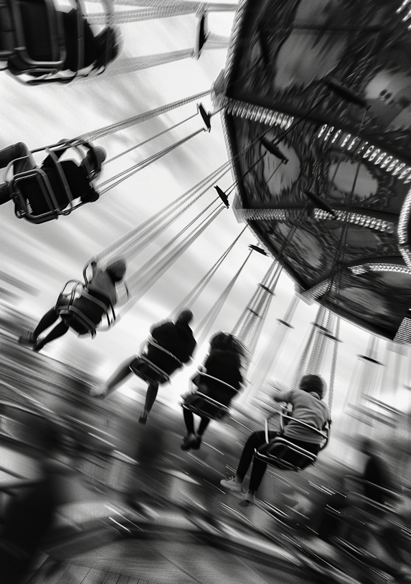 Carousel Swing Ride in Motion