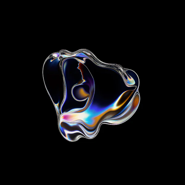 Iridescent Fluid Form