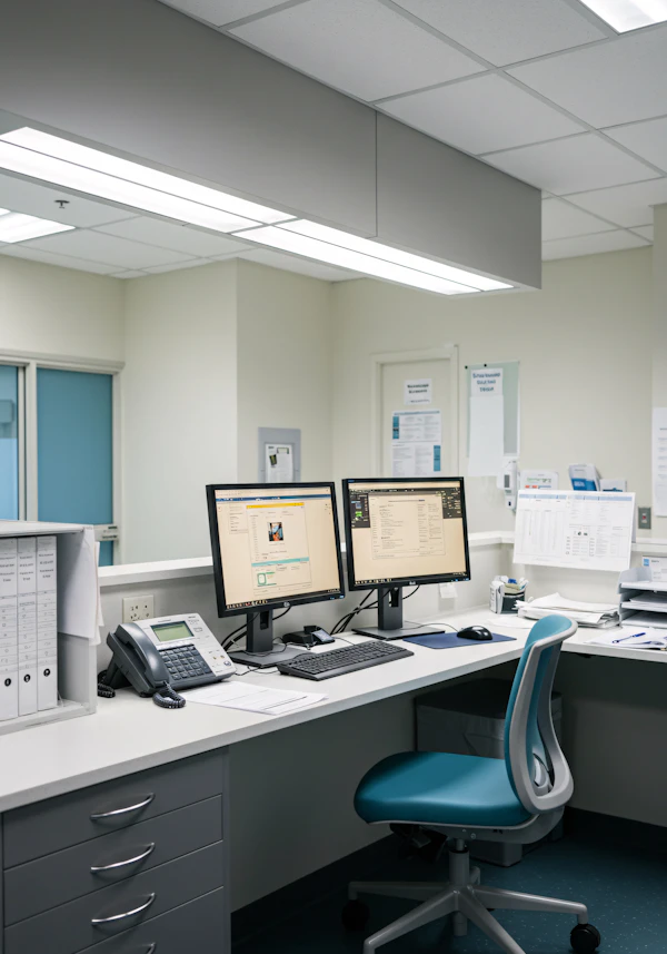 Organized Office Workspace