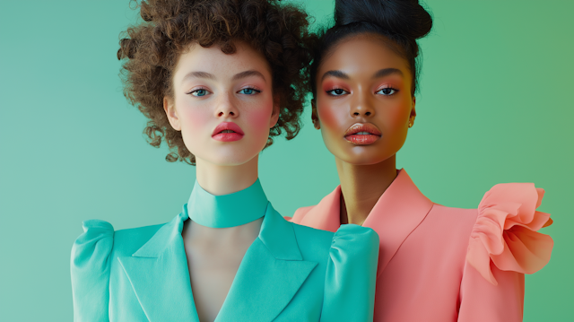 Vibrant Fashion Portrait