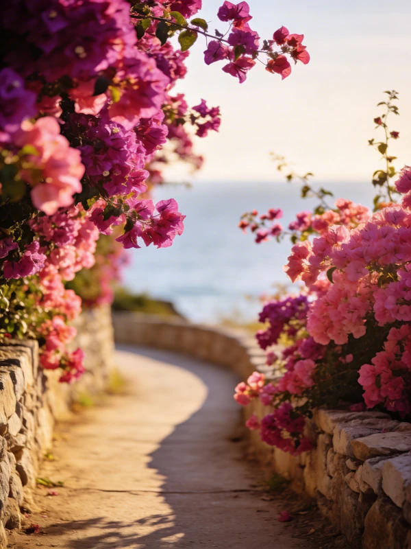 Bougainvillea Pathway