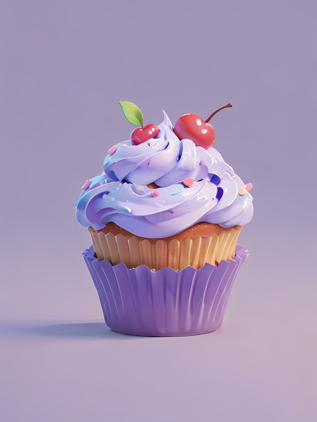 Lavender Cupcake Delight