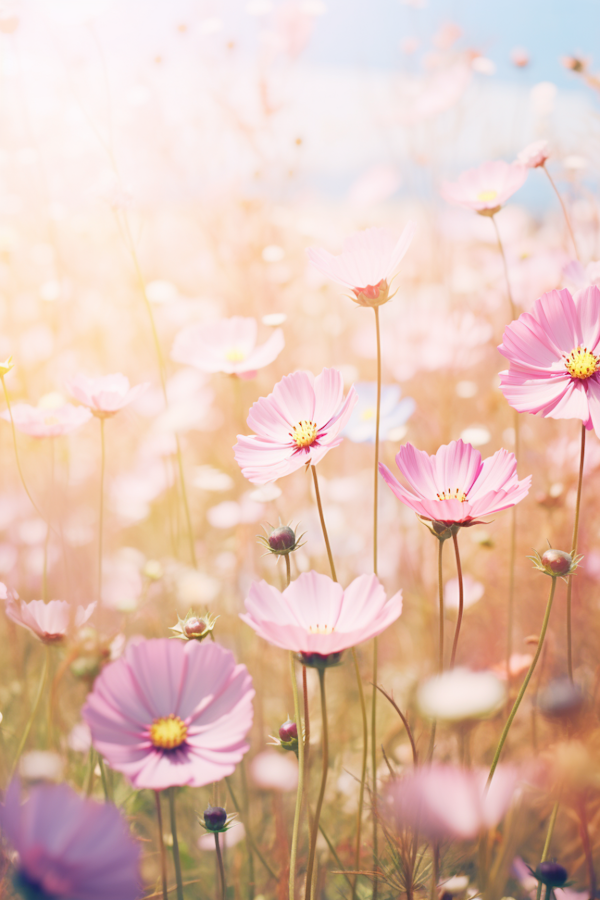 Golden Hour Serenity in the Cosmos Field