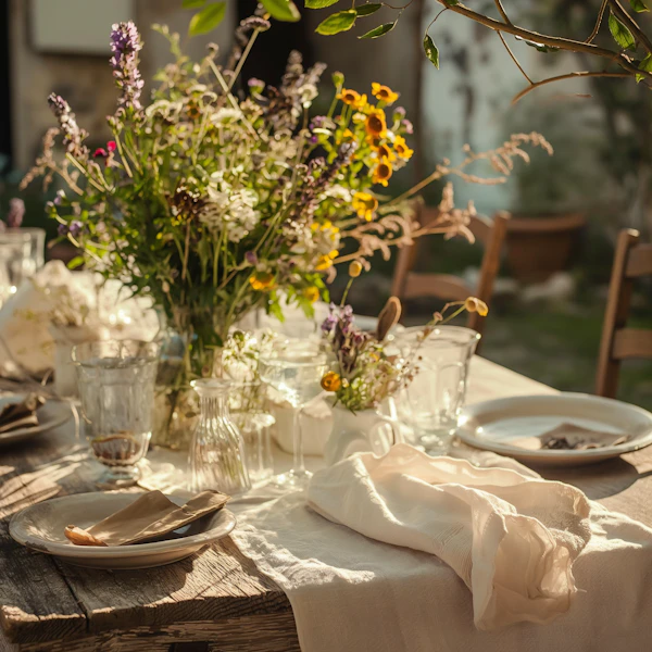Rustic Outdoor Dining