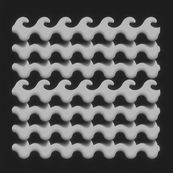Wavy Geometric Pattern