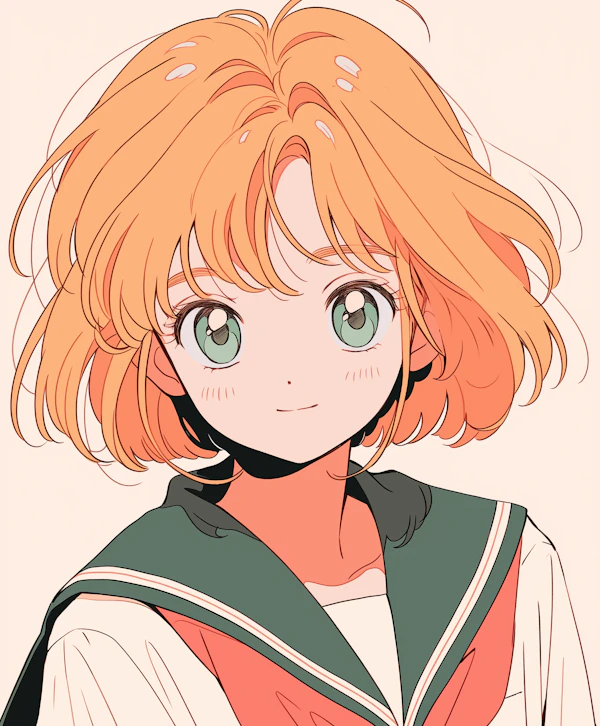 Cheerful Student Portrait