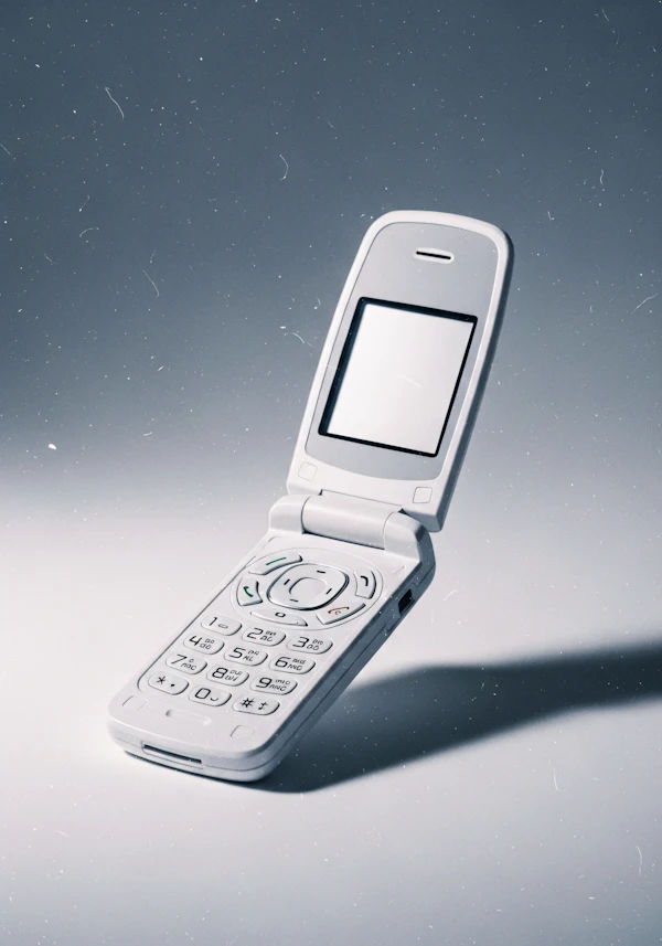 Classic Flip Phone Display
