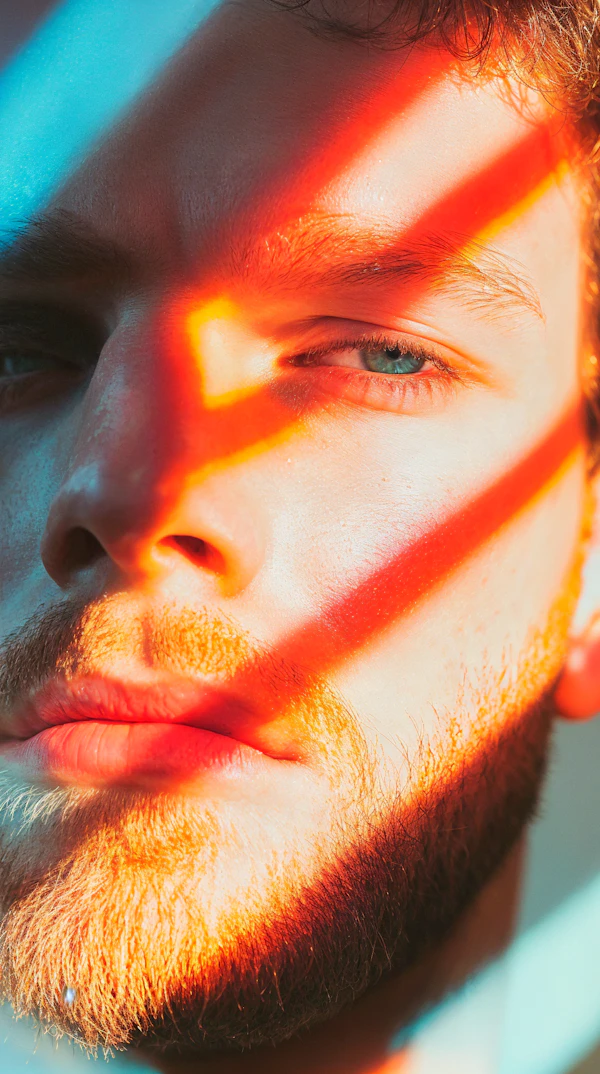 Dramatic Portrait with Lighting Effects