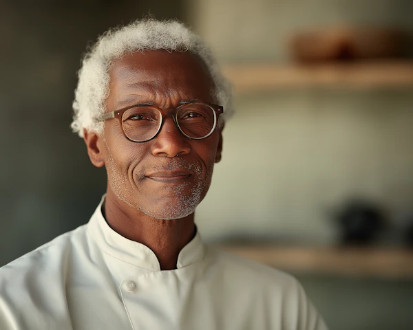 Portrait of an Experienced Chef