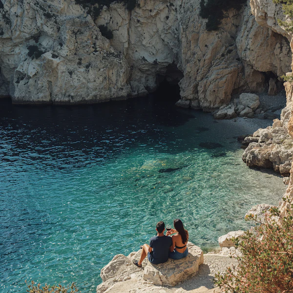 Coastal Serenity Scene