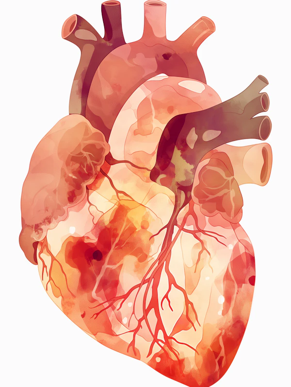 Anatomical Heart Illustration