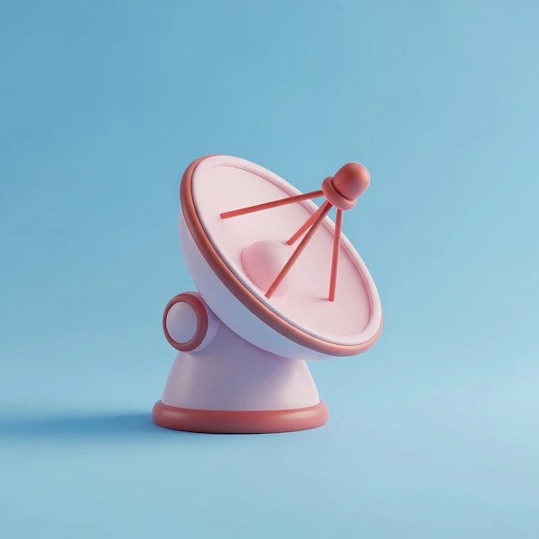 Stylized Satellite Dish