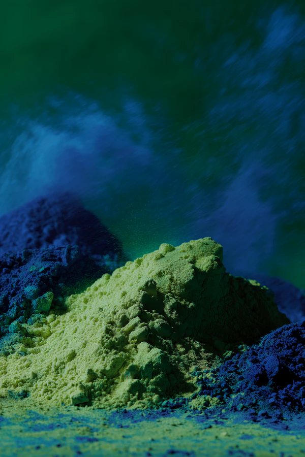 Colorful Powder Display