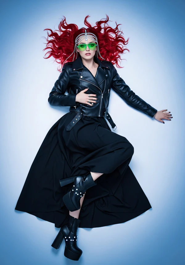 Futuristic Redhead Style