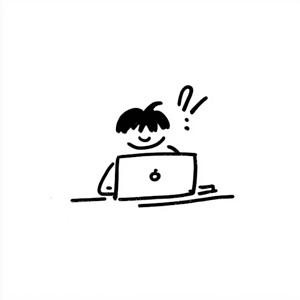 Minimalist Desk Worker