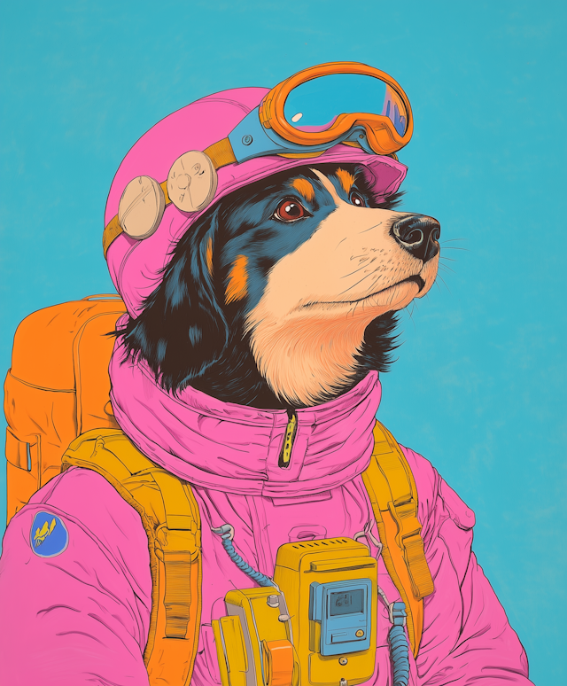 Dog Astronaut Explorer