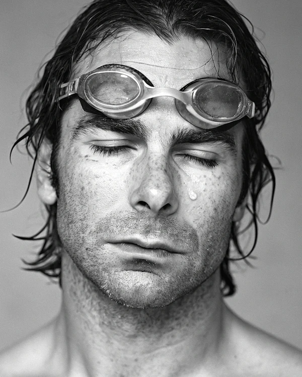 Emotive Swimmer Portrait