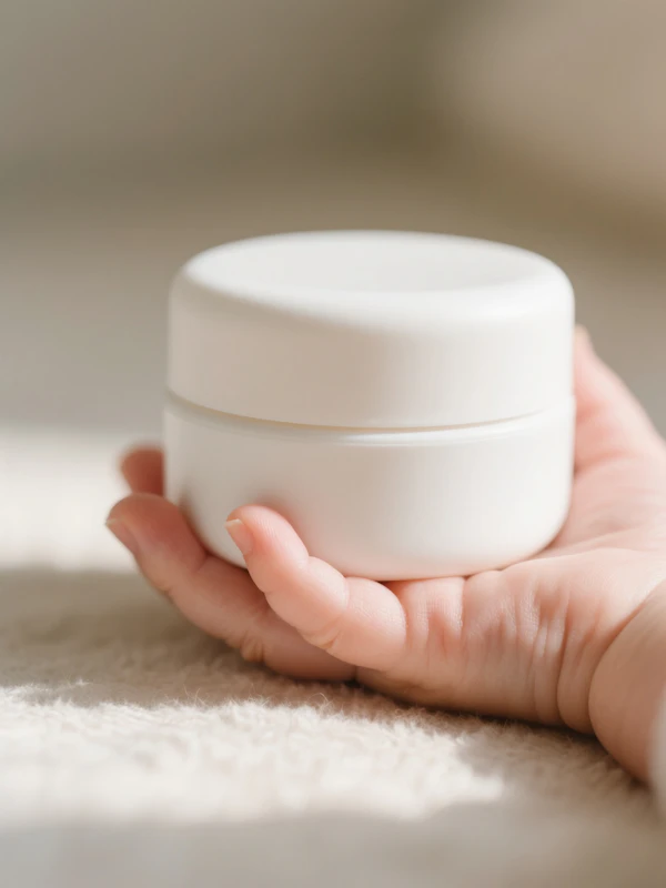 Hand Holding Container