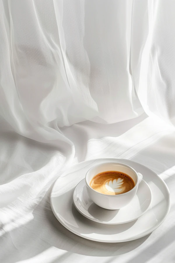 Serene Coffee Moment