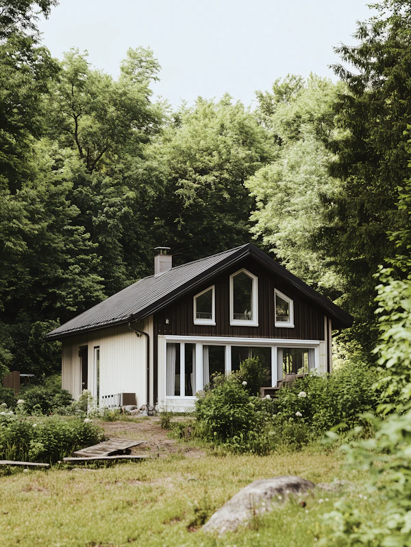 Rustic House in Forest