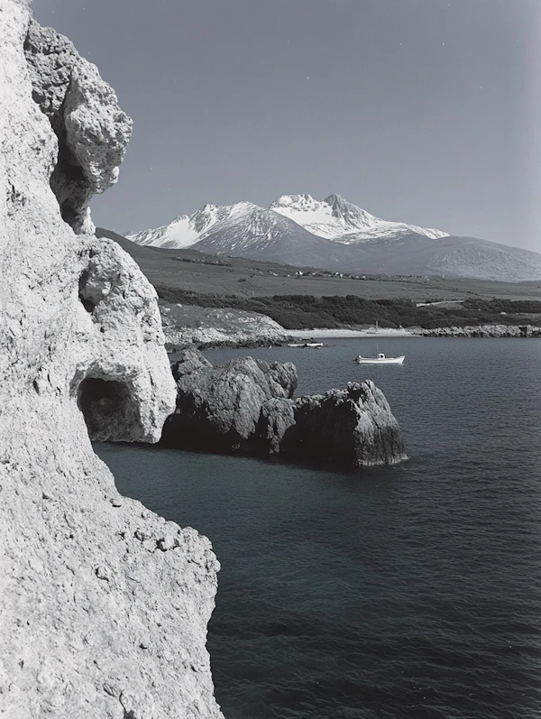Serene Coastal Landscape