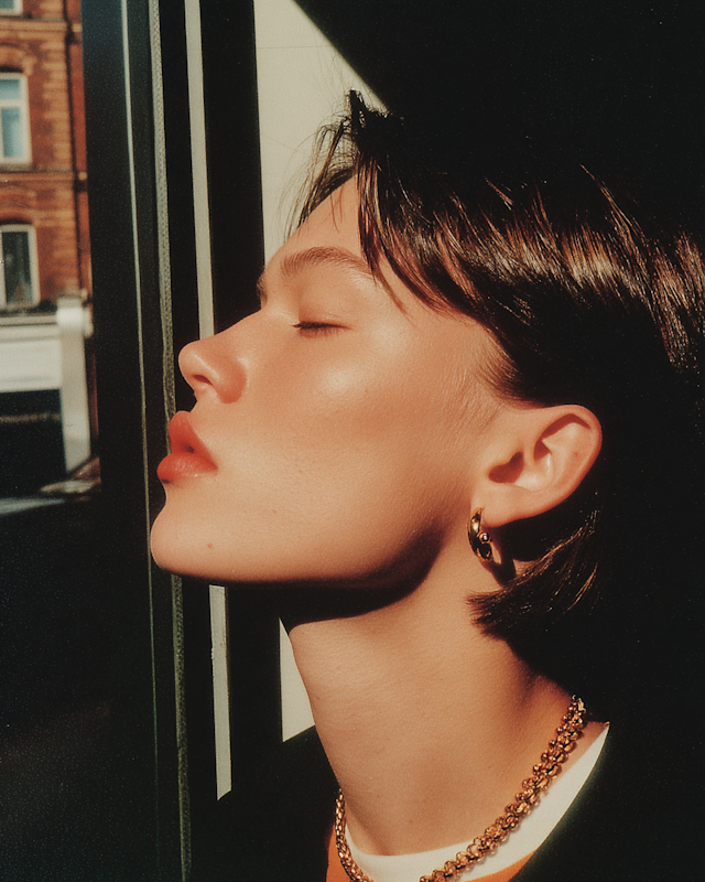 Serene Urban Portrait