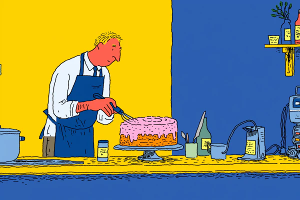 Cake Decoration Scene