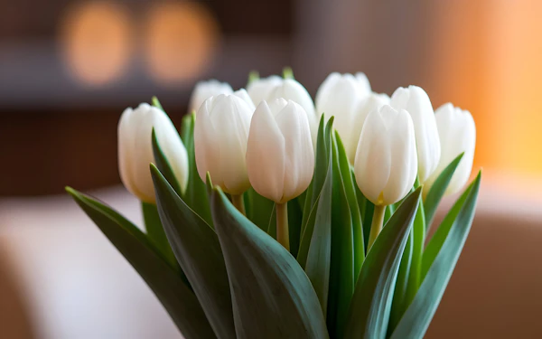White Tulip Bouquet