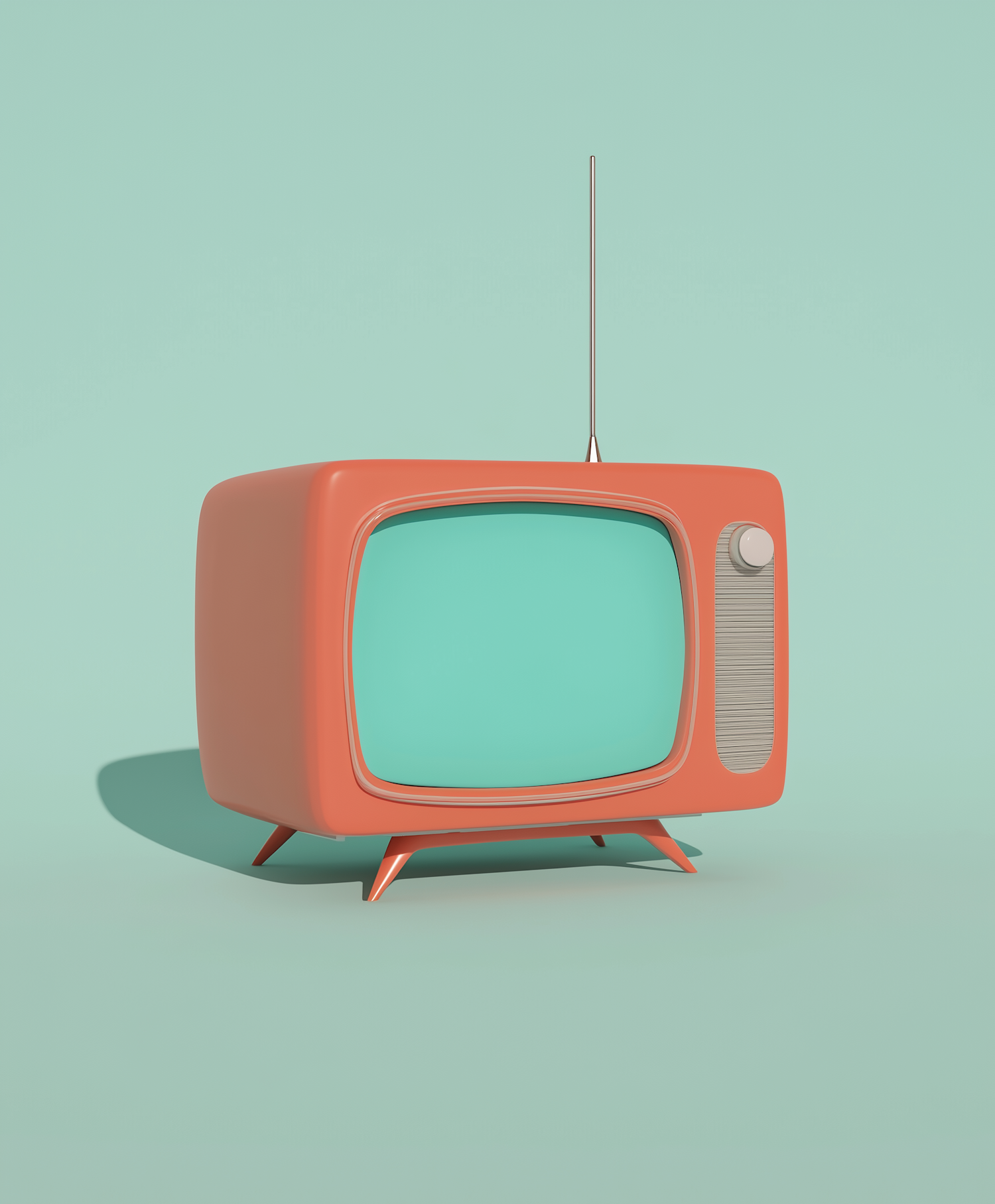 Mid-Century Modern Vintage Television