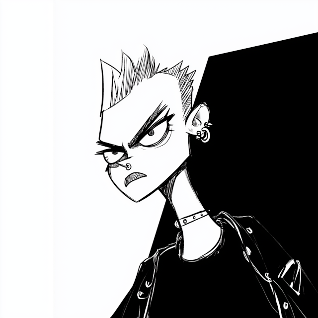 Punk Character Illustration