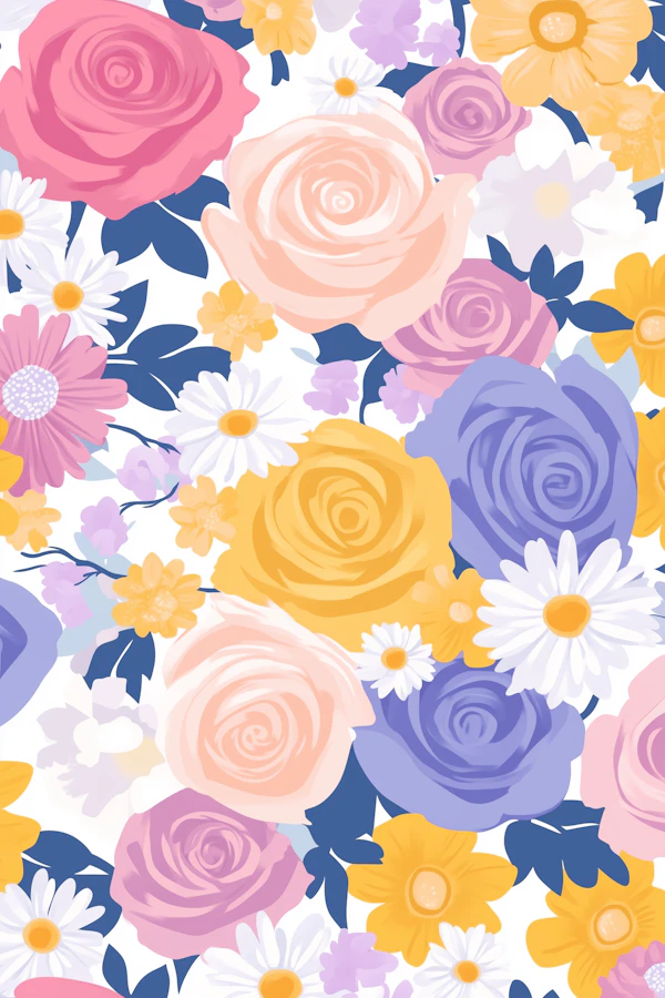Vibrant Floral Illustration