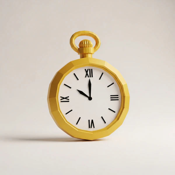 Golden Pocket Watch