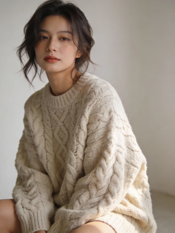 Cozy Sweater Portrait