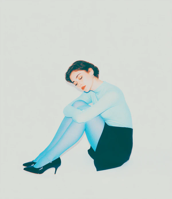 Serene Minimalist Portrait