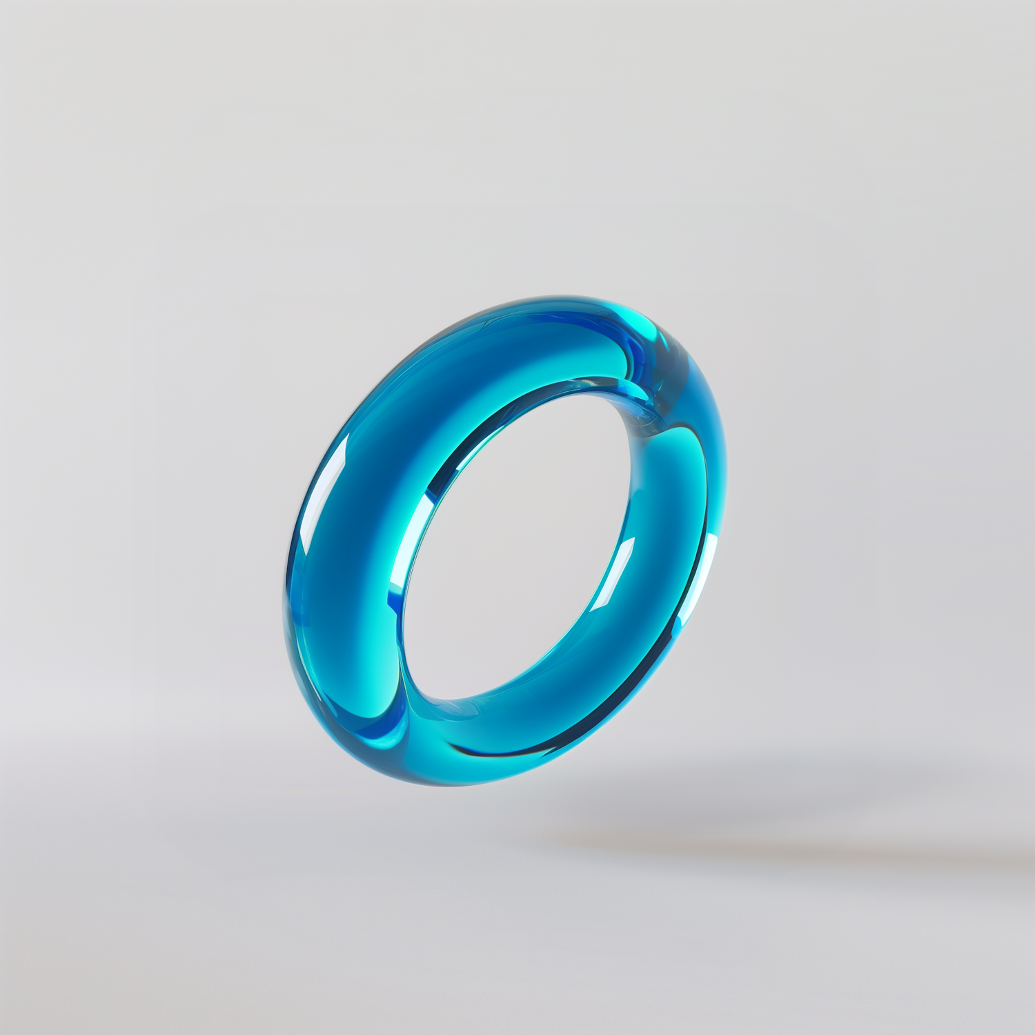 Translucent Blue Torus