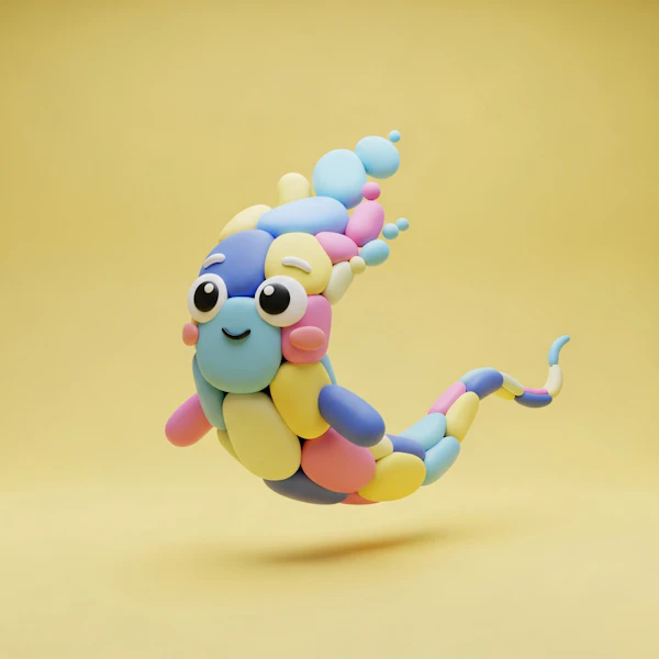 Whimsical Balloon Character