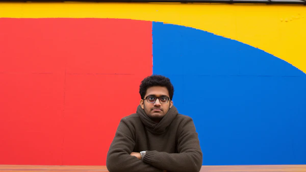 Contemplative Man Against Primary Geometry