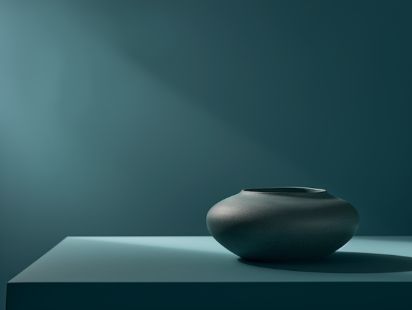 Minimalist Design Elegance - Pot and Light Play