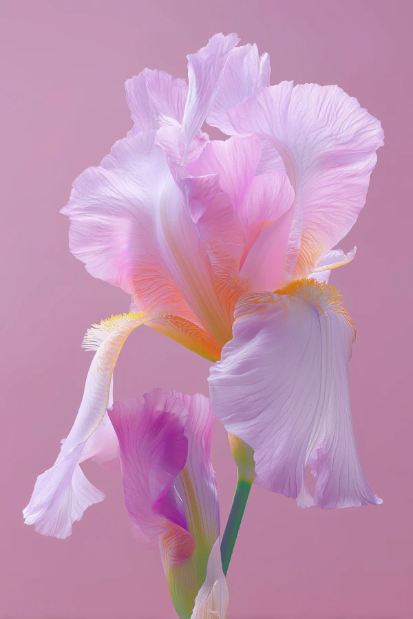 Delicate Iris Flower