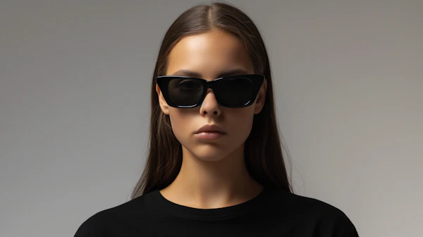 Stylish Woman with Sunglasses