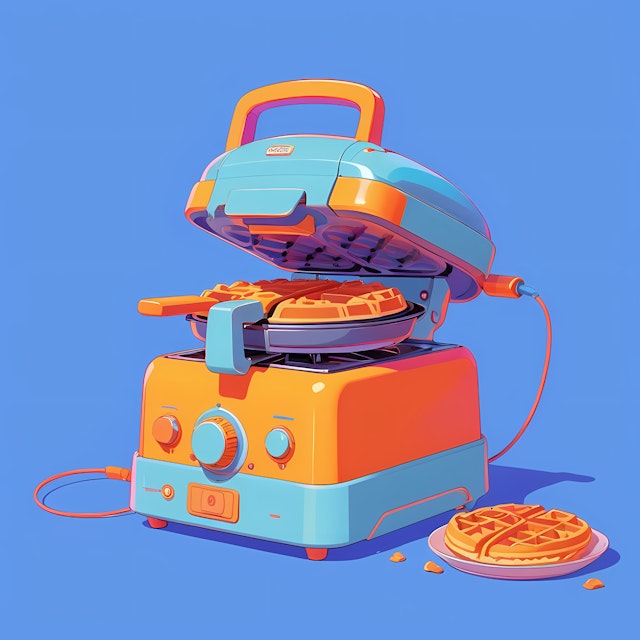 Colorful Waffle Maker