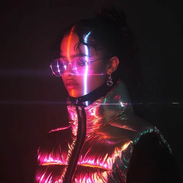 Futuristic Neon Portrait