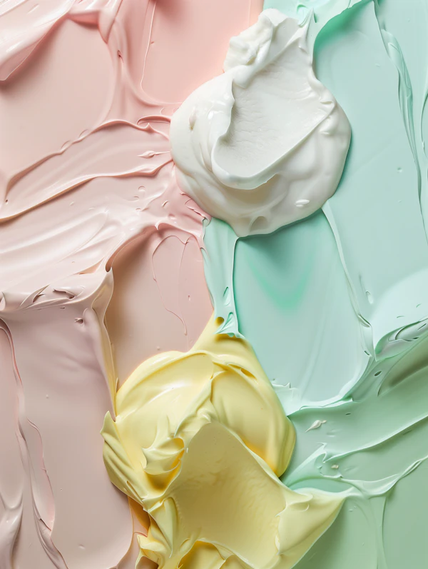 Pastel Textured Close-Up
