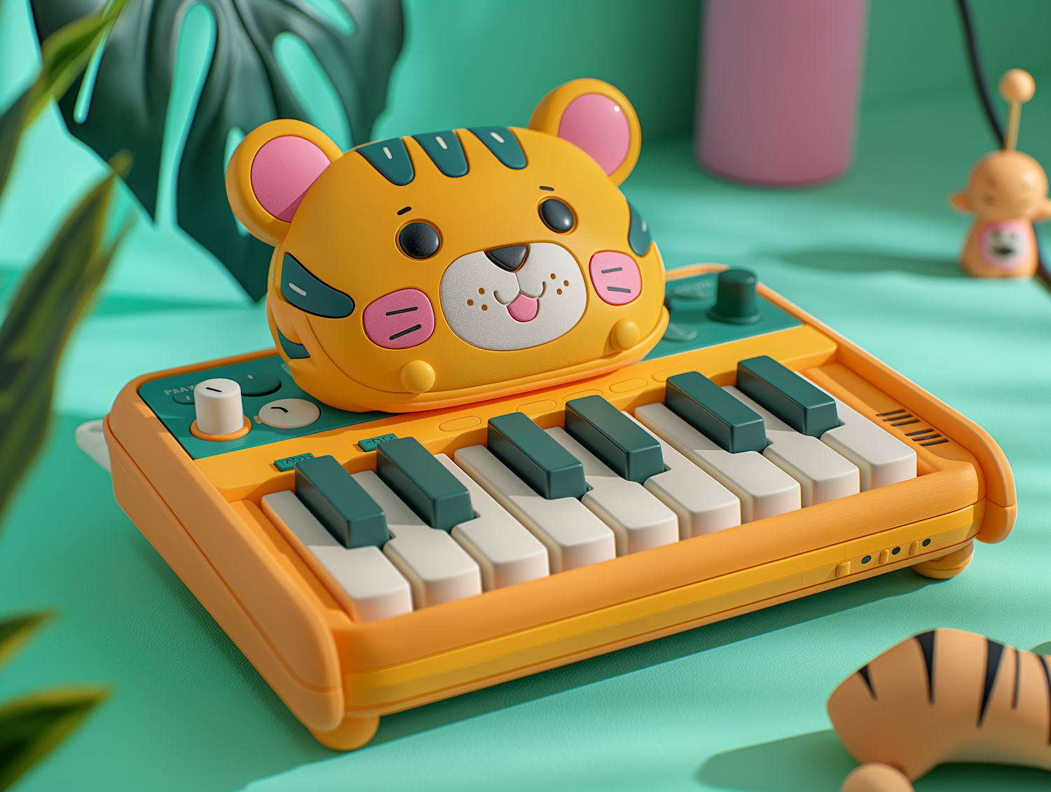 Colorful Toy Synthesizer