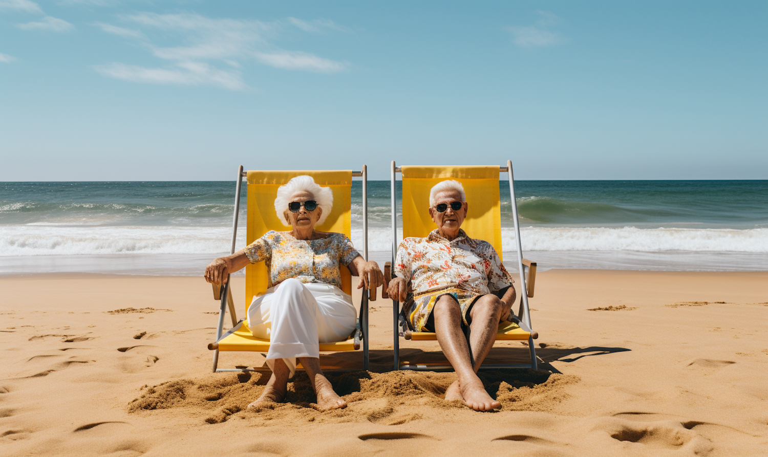 Retired Bliss by the Seashore