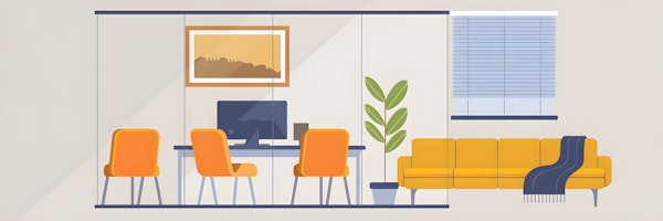 Modern Office Illustration