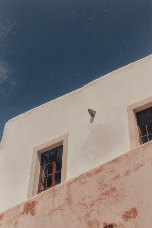 Minimalist Stucco Building