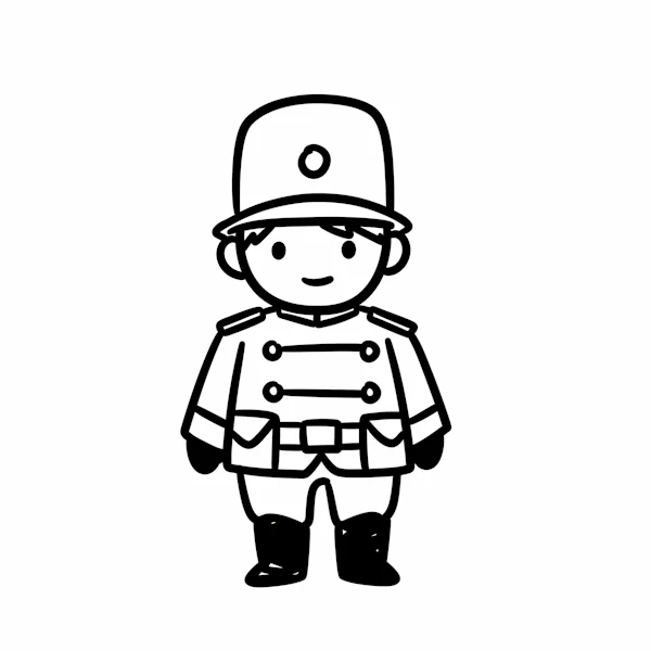 Cartoon Soldier Illustration